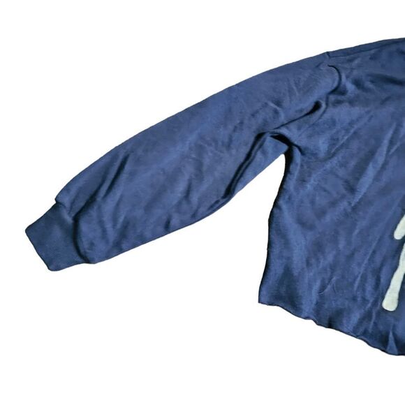 Women's SMILEY WORLD Spooky Cropped Sweatshirt Large - Picture 4 of 5